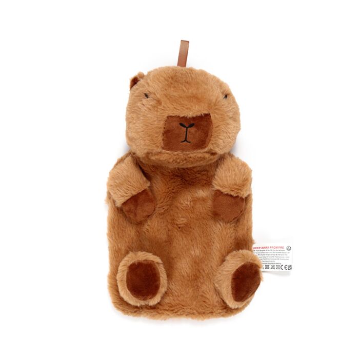 Hot Water Bottle with Plush Cover 650ml - Capybara