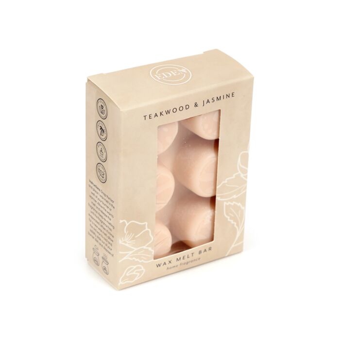 Handmade Wax Melt Set of 6 - Teakwood & Jasmine