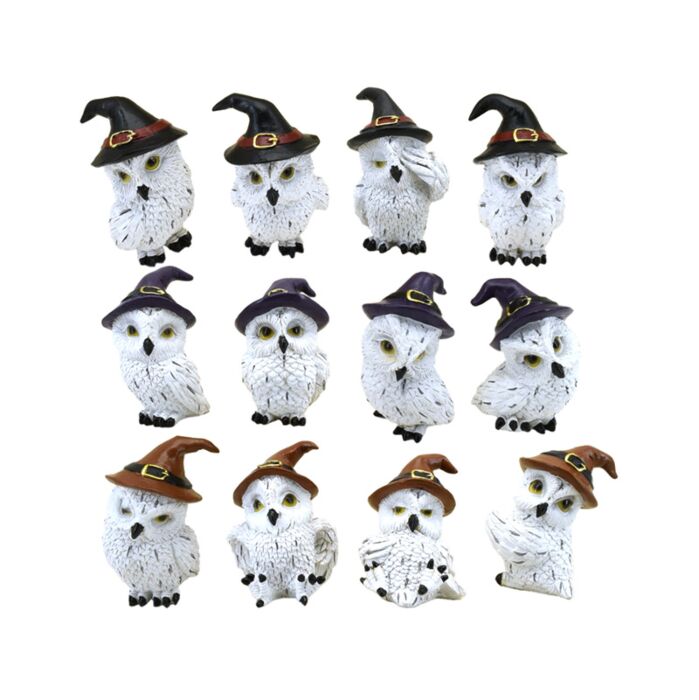 Wise Old Magical Owl World Figures