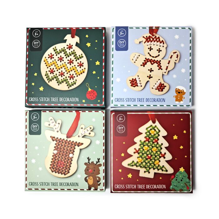 Cross Stitch Kit - Jingle Bunch Christmas Decoration
