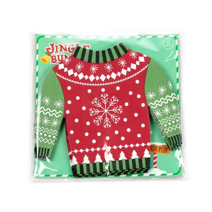 Pack of 12 Napkins - Christmas Jumper