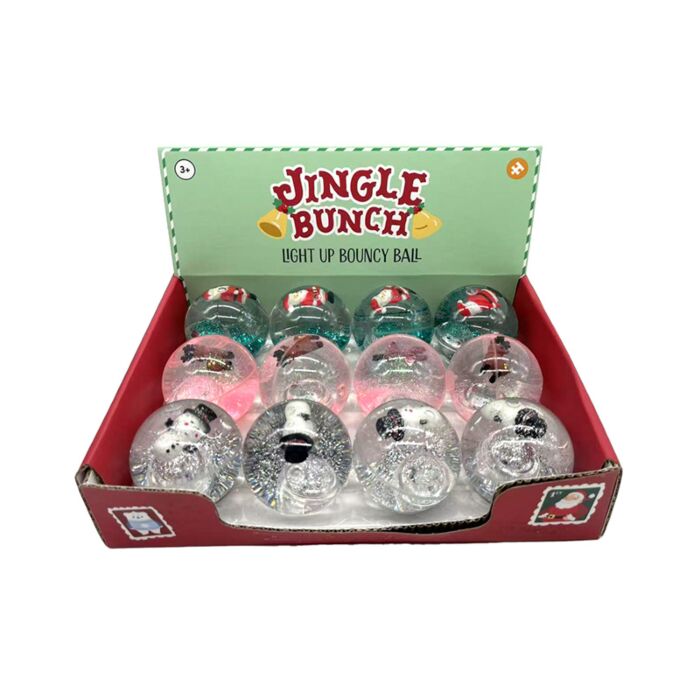 LED High Bounce Ball Toy - Jingle Bunch Christmas