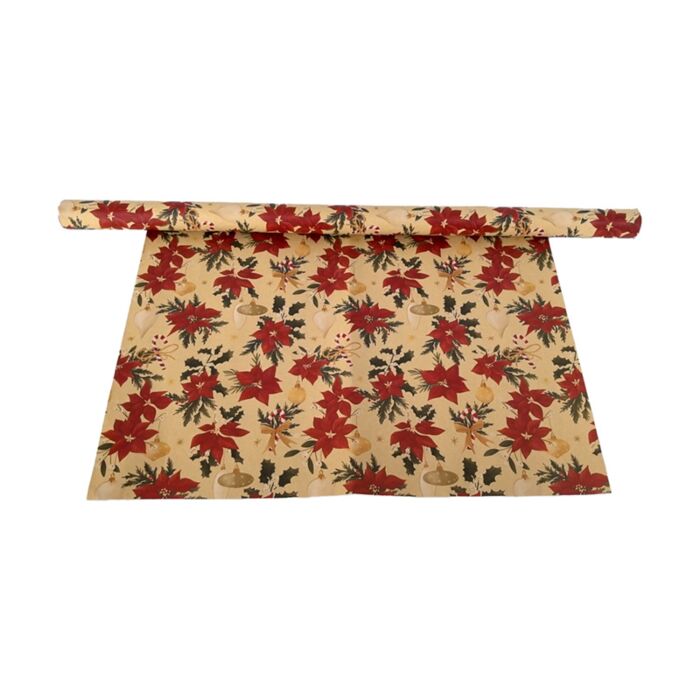 Wrapping Paper 3m Roll - Christmas Botanicals