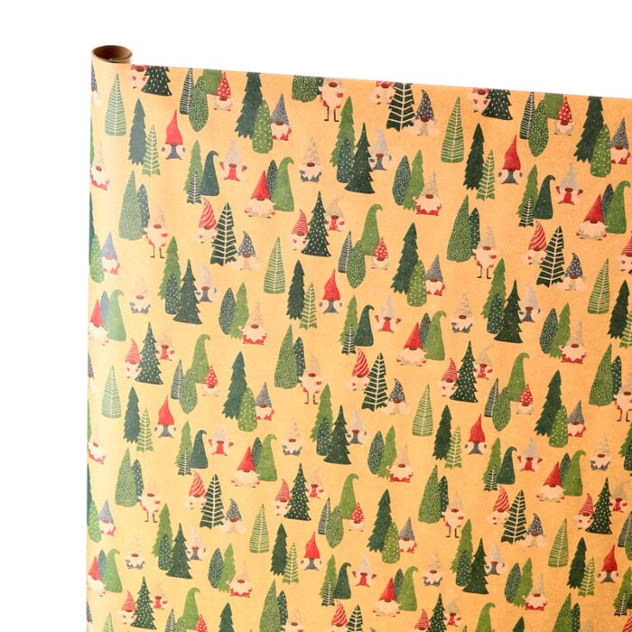 Wrapping Paper 3m Roll - Christmas Jolly Gonk