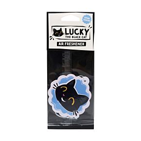 Air Freshener - Lemon Scented Lucky the Black Cat Face Air Freshener - Lemon Scented Lucky the Black Cat Face