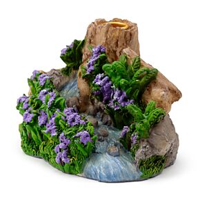 Backflow Incense Burner - Ancient Woodland Bluebell Stream 