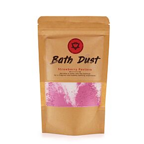 Handmade Bath Dust - Strawberry Pavlova