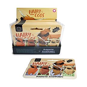 Magnetic Bookmark Set - Hairy Coos Highland Coo