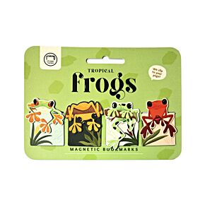 Magnetic Bookmark Set - Tropical Frogs