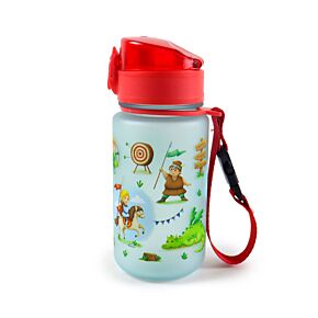 350ml Shatterproof Pop Top Children's Water Bottle - Knights & Dragons