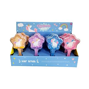 Glitter Shaped Hair Brush - Unicorn Magic