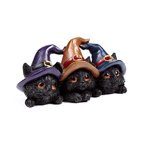 Witches Cat - Trio in Witches Hats