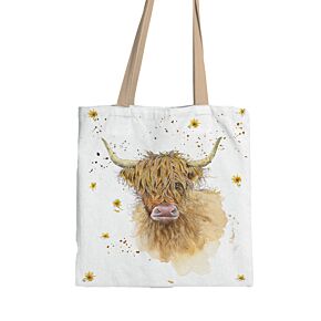 Tote Shopping Bag - Jan Pashley Highland Coo