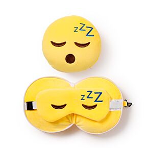 Relaxeazzz Travel Pillow & Eye Mask - Snoozie the Sleeping Head