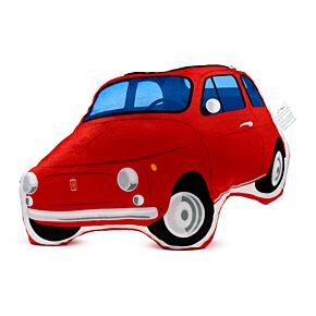 Plush Shaped Cushion - Red Fiat 500