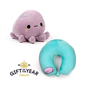2-in-1 Swapseazzz Travel Pillow and Plush Toy - Wendy the Octopus Adoramals Ocean
