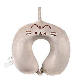 Relaxeazzz Plush Memory Foam Travel Pillow - Pusheen the Cat