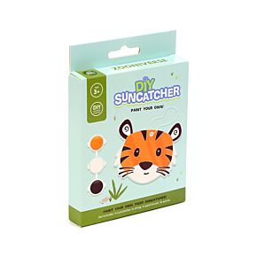 Paint Your Own DIY Suncatcher - Zooniverse Tiger