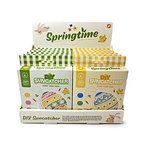 Springtime Easter Egg Paint Your Own DIY Suncatcher