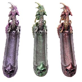 Dark Legends Dragon Incense Ashcatcher Boat