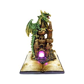 Dark Legends LED Dragon - Enchanted Fairytale Castle Earth Dragon