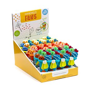 Hand Operated Hand Fan - Ice Cream