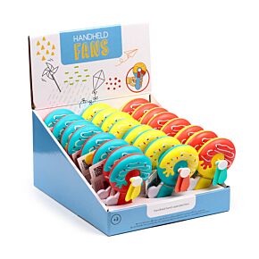Hand Operated Hand Fan - Donut