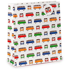 Volkswagen VW T1 Camper Bus Multi Design Gift Bag Extra Large