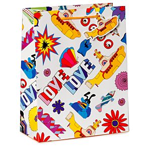 Gift Bag (Large) - The Beatles Yellow Submarine LOVE