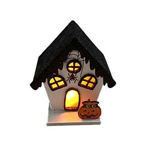 LED Decoration - Halloween Spooky Pumpkin & Spider House