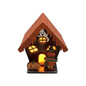 LED Decoration - Halloween Spooky Trick or Treat Pumpkin House