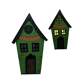 LED Decoration - Halloween Tall Spooky House