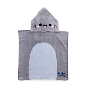 Kids Hooded Towel - Adoramals Archie the Shark