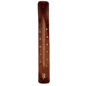 Decorative Fairy Sheesham Wood Incense Burner Ash Catcher 
