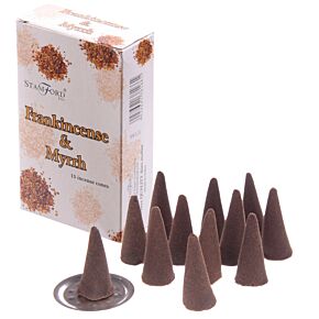 Stamford Hex Incense Cones - Frankincense and Myrrh