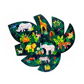 130pc Wooden Jigsaw Puzzle - Animal Kingdom
