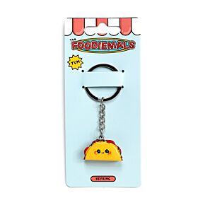 Novelty Keyring - Foodiemals Frida the Taco