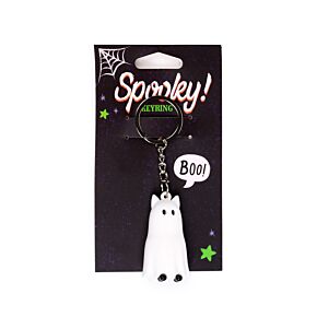 3D PVC Keyring - Spooky Ghost