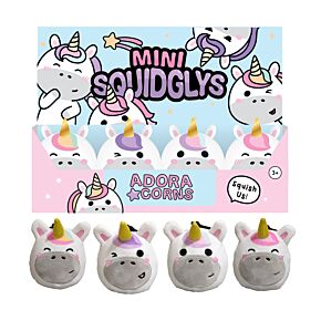 Squidglys Plush Mini Keyring - Adoracorns Astra the Unicorn