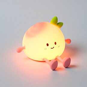 Sleep Lamp Night Light & Phone Stand - Foodiemals Peach
