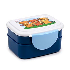 Bento Clip Lock Lunch Box with Cutlery - Adoramals Highland Coo