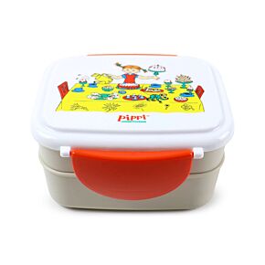 Bento Clip Lock Lunch Box with Cutlery - Pippi Longstocking