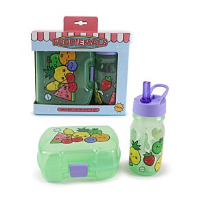 Lunch Box & Water Bottle Set - Foodiemals