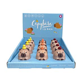 Lip Balm in Shaped Holder - Capybara