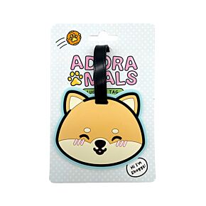 PVC Luggage Tag - Adoramals Shuggs the Shiba Inu