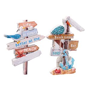 3D Printed Souvenir Seaside Magnet - Beach Sign Slogans