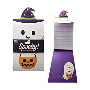 Flip Open Shaped Memo Pad - Spooky