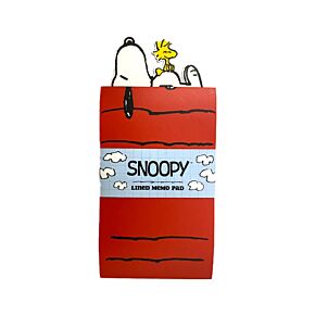 Flip Open Shaped Memo Pad - Peanuts Snoopy & Woodstock