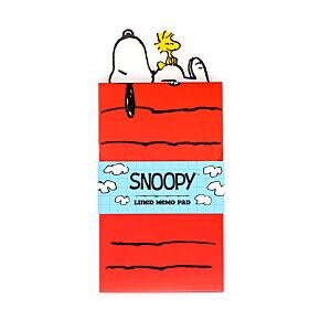 Flip Open Shaped Memo Pad - Peanuts Snoopy & Woodstock