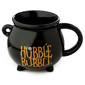 Novelty Shaped Ceramic Mug - Hubble Bubble Black Cauldron